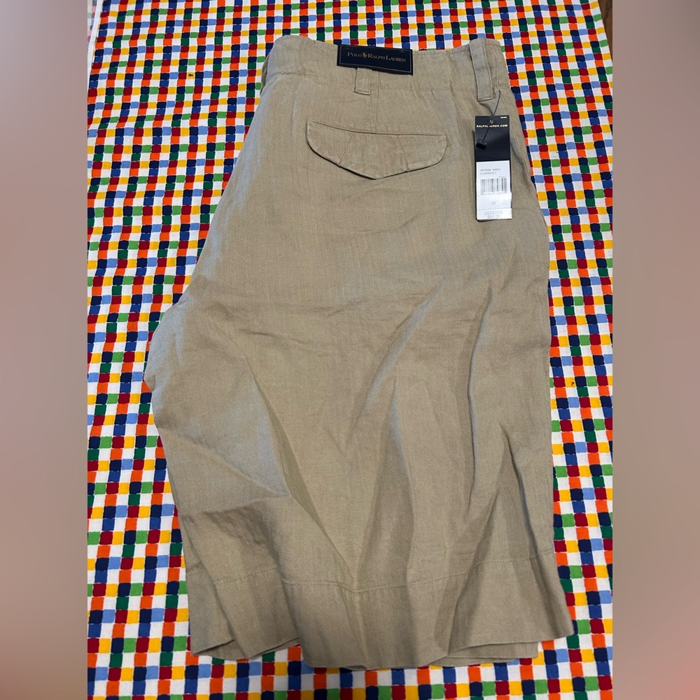 NWT Polo Ralph Lauren Men's Khaki shorts 35